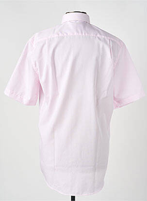 Chemise manches courtes poches rose SEIDENSTICKER homme