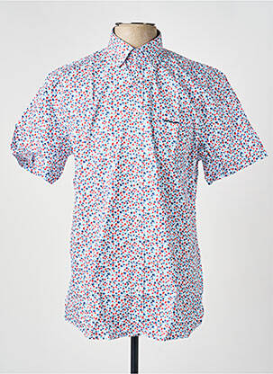 Chemise manches courtes poches bleu MISE AU GREEN homme