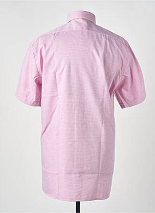 Chemise manches courtes poches rose MARVELIS homme