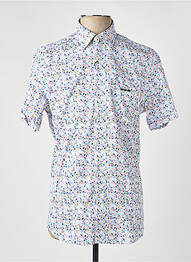 Chemise manches courtes poches bleu MISE AU GREEN homme