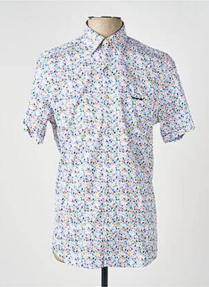 Chemise manches courtes poches bleu MISE AU GREEN homme