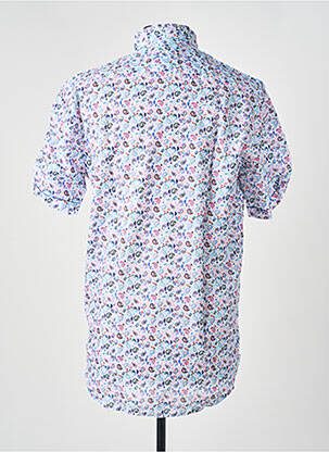 Chemise manches courtes poches bleu DARIO BELTRAN homme