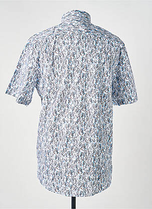 Chemise manches courtes imprimé fantaisie bleu MISE AU GREEN homme