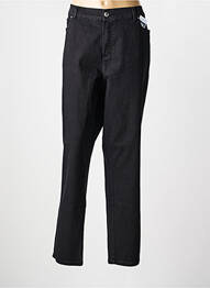 Jeans coupe slim stretch taille normale noir ANNA MONTANA femme