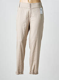 Pantalon slim taille normale taille normale beige EVA KAYAN femme