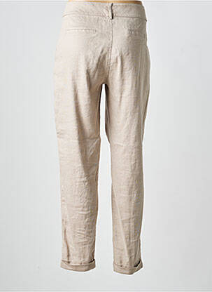 Pantalon slim taille normale taille normale beige EVA KAYAN femme