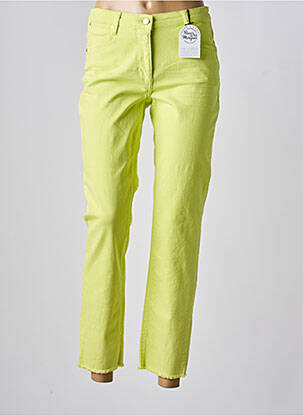 Jeans coupe slim stretch taille normale vert BETTY BARCLAY femme