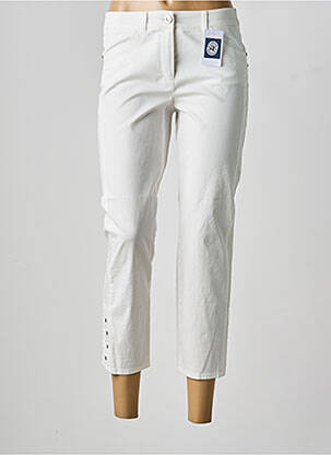 Pantalon 7/8 stretch taille normale blanc GERRY WEBER femme