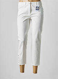 Pantalon 7/8 stretch taille normale blanc GERRY WEBER femme