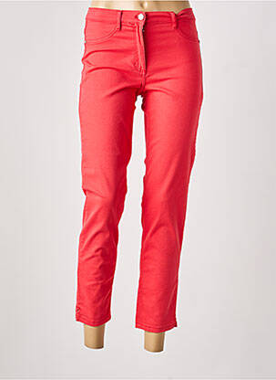 Jeans coupe slim stretch taille normale rouge BETTY BARCLAY femme