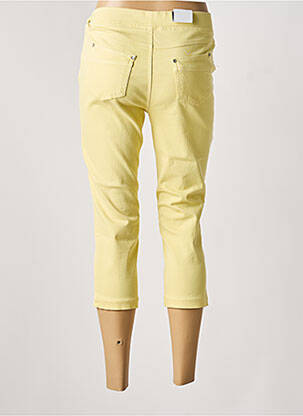 Jegging tissage denim taille normale jaune ANNA MONTANA femme