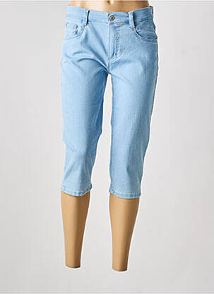 Corsaire tissage denim taille normale bleu ANNA MONTANA femme