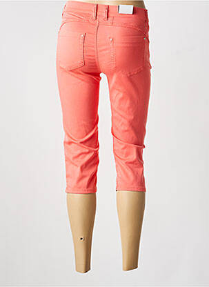 Corsaire stretch taille normale orange ANNA MONTANA femme