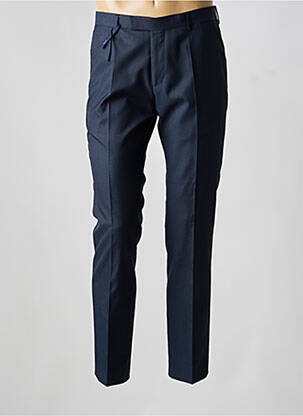 Pantalon slim tissage chiné taille basse bleu PIERRE CARDIN homme