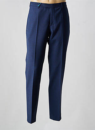 Pantalon slim taille à pinces taille normale bleu PIERRE CARDIN homme