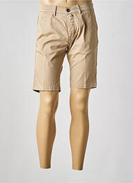 Bermuda taille à pinces taille normale beige PIERRE CARDIN homme