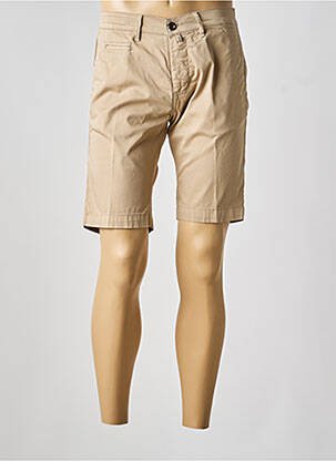 Bermuda taille à pinces taille normale beige PIERRE CARDIN homme