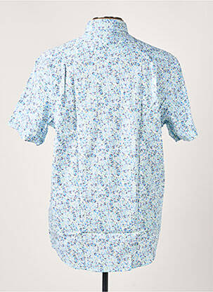 Chemise manches courtes imprimé fantaisie bleu MISE AU GREEN homme
