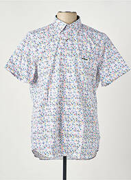 Chemise manches courtes imprimé fantaisie blanc MISE AU GREEN homme