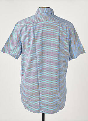 Chemise manches courtes imprimé fantaisie bleu SEIDENSTICKER homme
