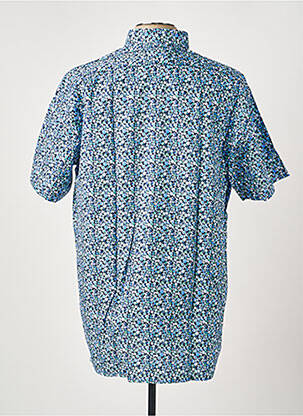 Chemise manches courtes imprimé fantaisie bleu MARVELIS homme