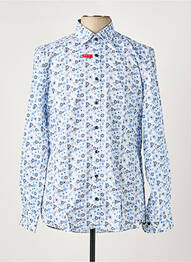 Chemise manches longues imprimé fantaisie bleu MARVELIS homme