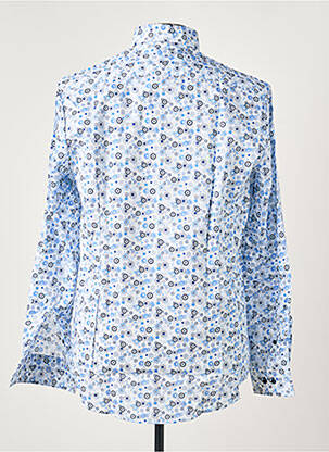 Chemise manches longues imprimé fantaisie bleu MARVELIS homme