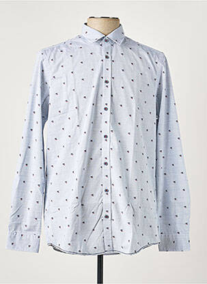 Chemise manches longues imprimé fantaisie gris VENTI homme