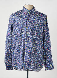 Chemise manches longues imprimé fantaisie bleu DARIO BELTRAN homme