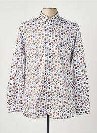 Chemise manches longues imprimé fantaisie blanc MISE AU GREEN homme