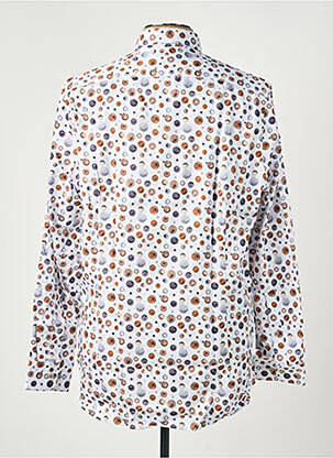Chemise manches longues imprimé fantaisie blanc MISE AU GREEN homme