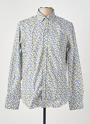 Chemise manches longues imprimé fantaisie blanc DARIO BELTRAN homme