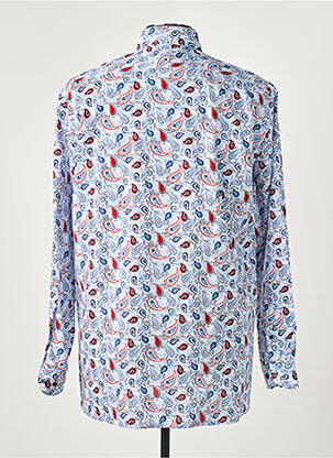 Chemise manches longues imprimé fantaisie bleu MARVELIS homme