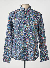 Chemise manches longues imprimé fantaisie bleu DARIO BELTRAN homme