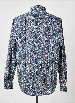 Chemise manches longues imprimé fantaisie bleu DARIO BELTRAN homme