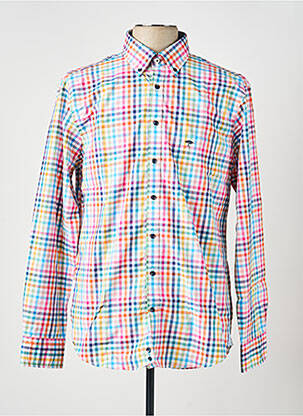 Chemise manches longues imprimé fantaisie blanc FYNCH-HATTON homme