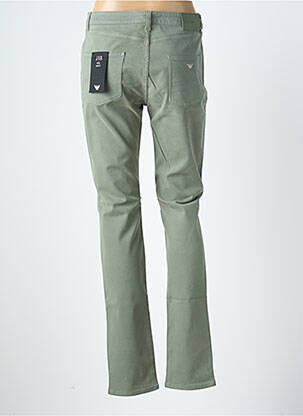 Jeans coupe slim taille normale taille normale vert EMPORIO ARMANI femme