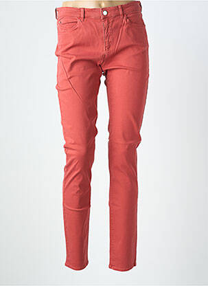 Jeans coupe slim taille normale taille normale orange EMPORIO ARMANI femme