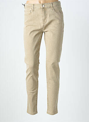 Jeans coupe slim stretch taille normale vert EMPORIO ARMANI femme