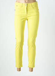 Jeans skinny taille normale taille normale jaune LUISA CERANO femme