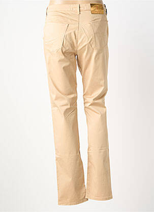 Pantalon slim tissage popeline taille normale beige TRUSSARDI JEANS femme