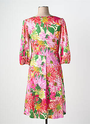 Robe mi-longue manches 3/4 manches 3/4 rose MAX MARA femme