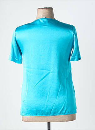 Top manches courtes manches courtes bleu CALIBAN femme