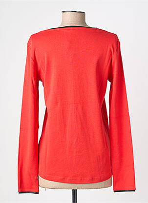 T-shirt manches longues manches longues rouge THALASSA femme