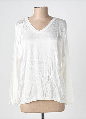 T-shirt manches longues manches longues blanc L'ATELIER DE LOUISE femme
