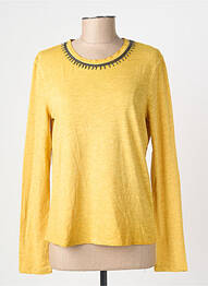 T-shirt manches longues manches longues jaune LEE COOPER femme