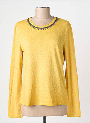 T-shirt manches longues manches longues jaune LEE COOPER femme