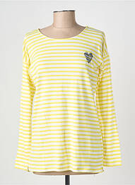 T-shirt manches longues manches longues jaune GARCIA femme