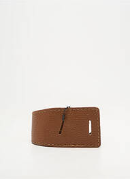 Ceinture réglable marron LAUREN VIDAL femme