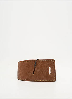 Ceinture réglable marron LAUREN VIDAL femme